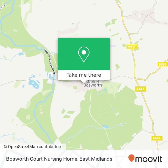 Bosworth Court Nursing Home map