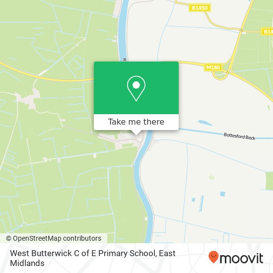 West Butterwick C of E Primary School map