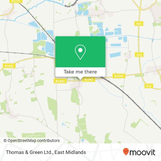 Thomas & Green Ltd. map