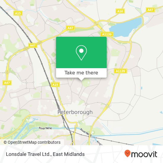 Lonsdale Travel Ltd. map