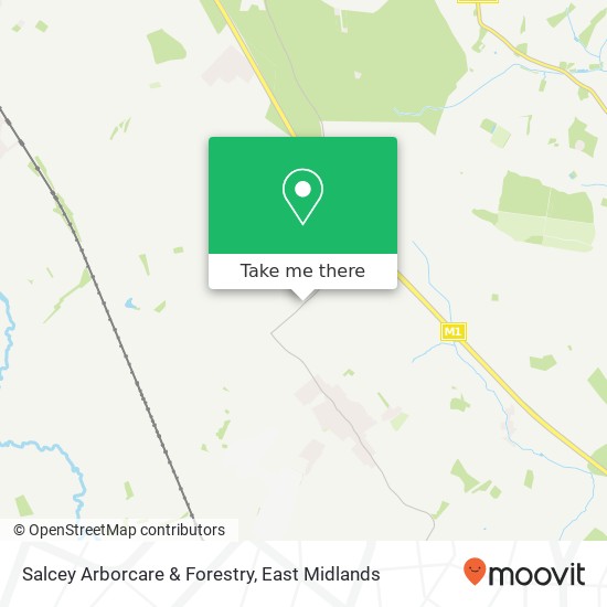 Salcey Arborcare & Forestry map