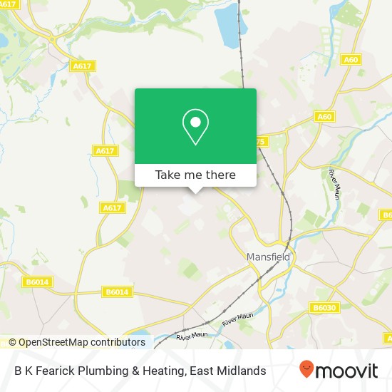 B K Fearick Plumbing & Heating map