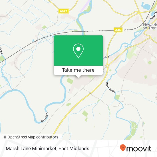 Marsh Lane Minimarket map