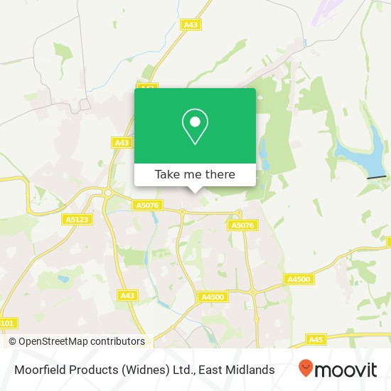 Moorfield Products (Widnes) Ltd. map