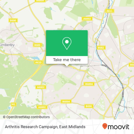 Arthritis Research Campaign map