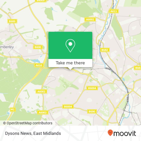 Dysons News map