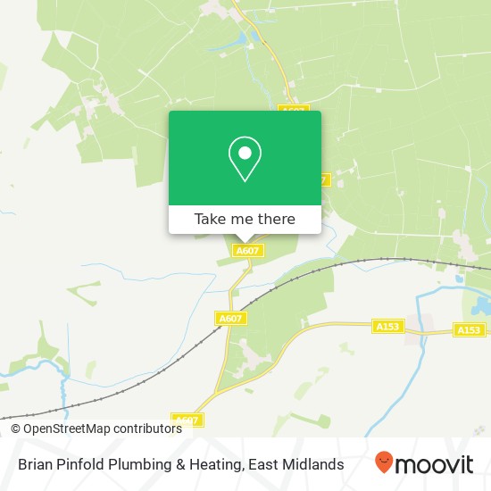 Brian Pinfold Plumbing & Heating map