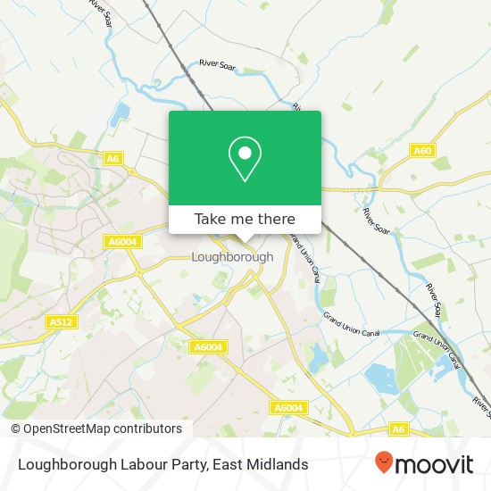 Loughborough Labour Party map