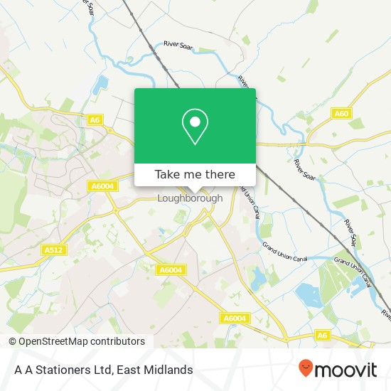 A A Stationers Ltd map