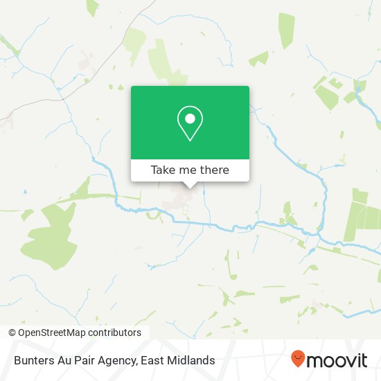 Bunters Au Pair Agency map