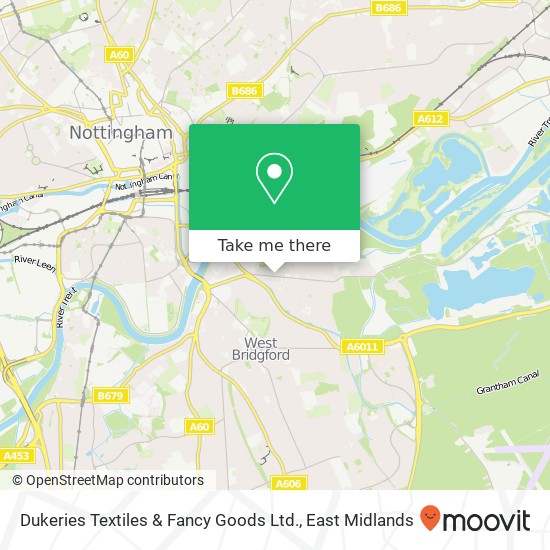Dukeries Textiles & Fancy Goods Ltd. map