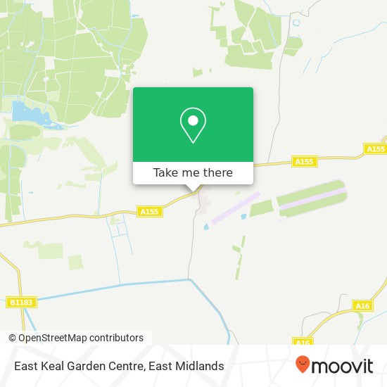 East Keal Garden Centre map