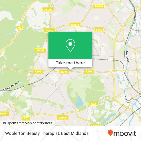 Woolerton Beauty Therapist map