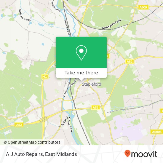 A J Auto Repairs map