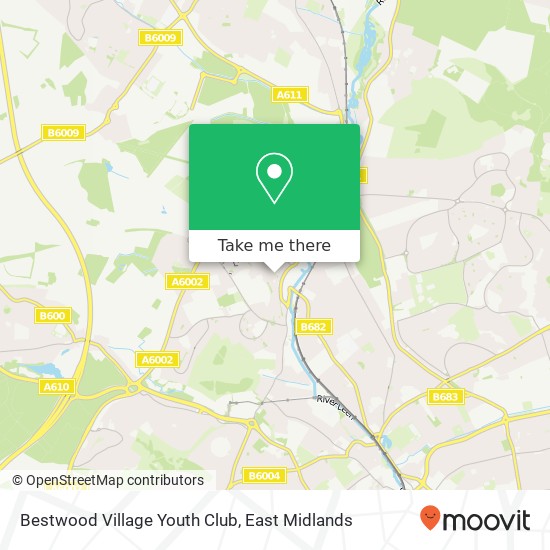 Bestwood Village Youth Club map