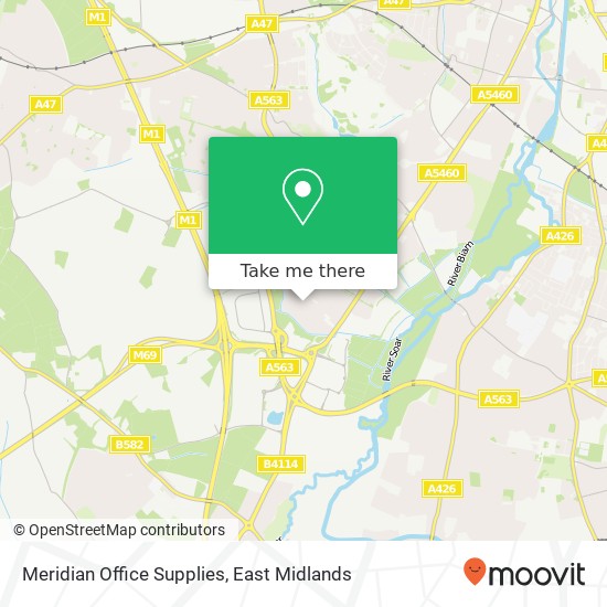 Meridian Office Supplies map