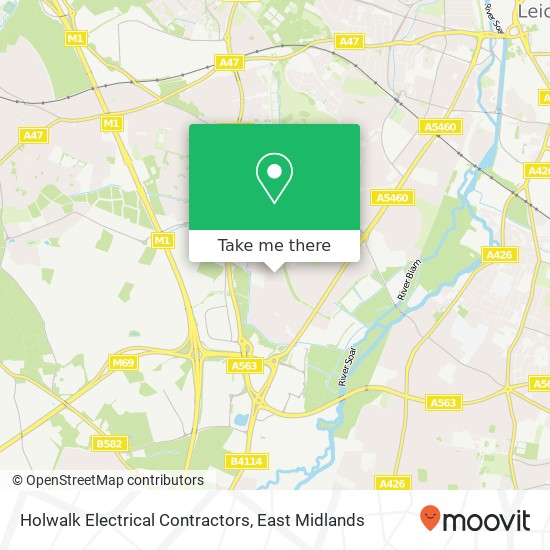 Holwalk Electrical Contractors map