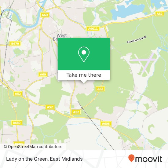 Lady on the Green map