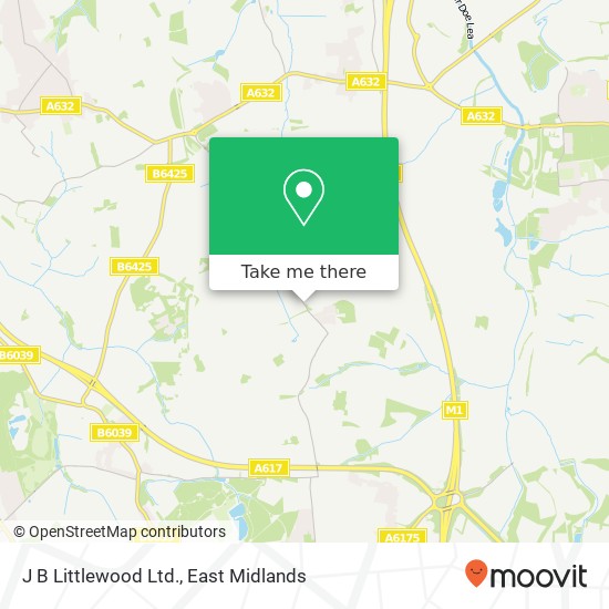 J B Littlewood Ltd. map