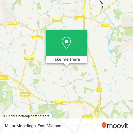 Major Mouldings map
