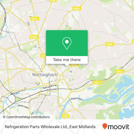 Refrigeration Parts Wholesale Ltd. map