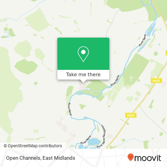 Open Channels map