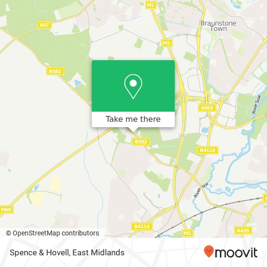 Spence & Hovell map