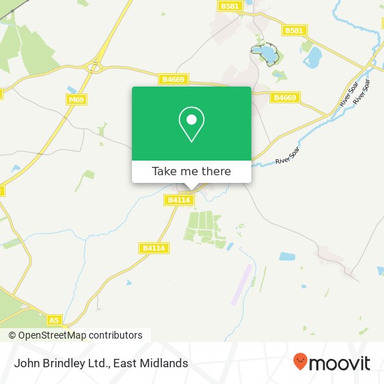 John Brindley Ltd. map