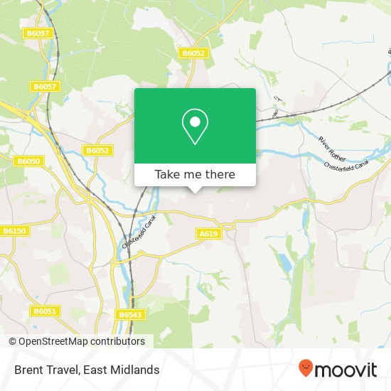 Brent Travel map