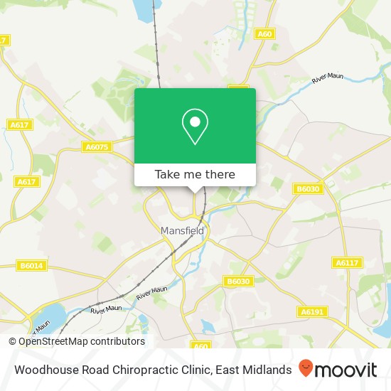 Woodhouse Road Chiropractic Clinic map