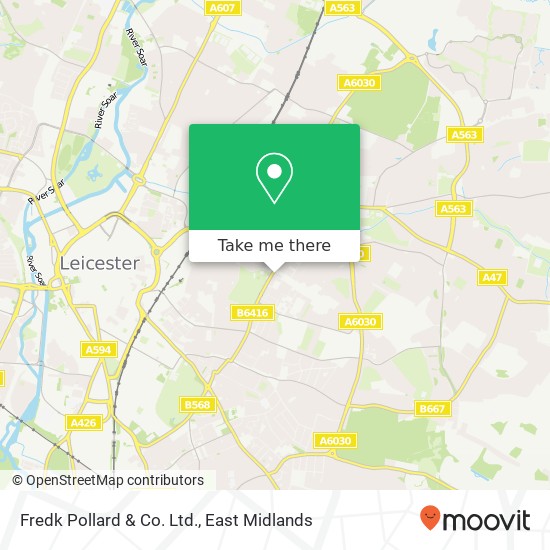 Fredk Pollard & Co. Ltd. map