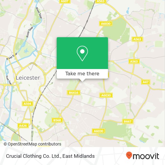 Crucial Clothing Co. Ltd. map