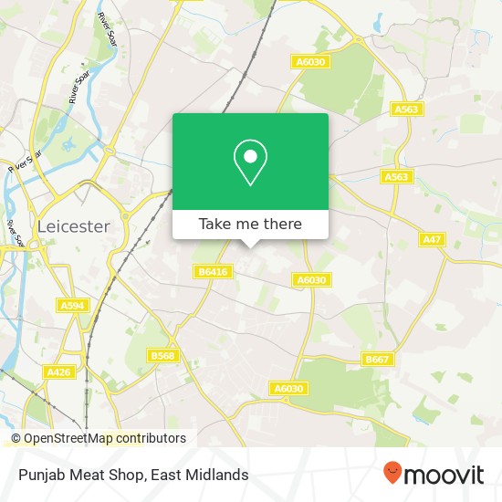 Punjab Meat Shop map