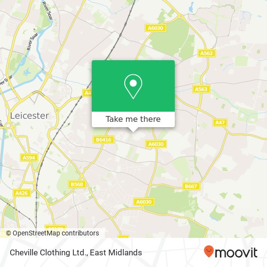 Cheville Clothing Ltd. map