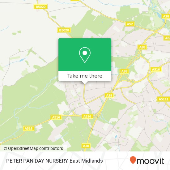 PETER PAN DAY NURSERY map