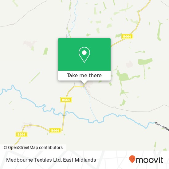 Medbourne Textiles Ltd map