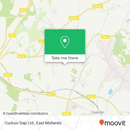 Cuckoo Gap Ltd. map