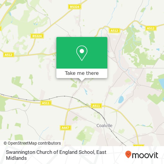 Swannington Church of England School map