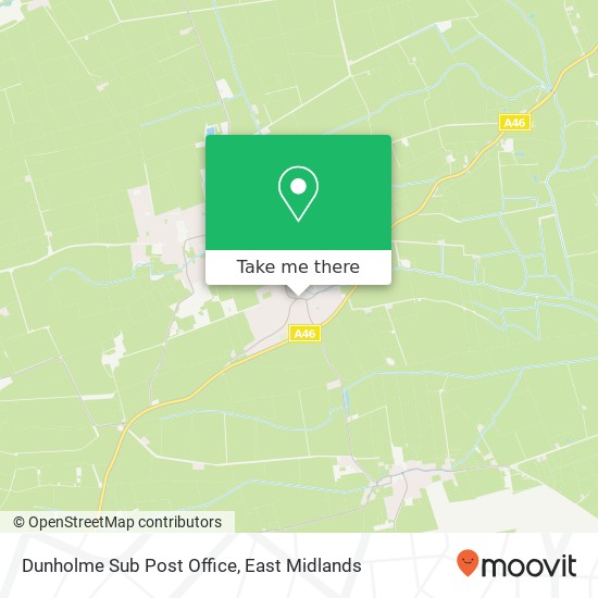 Dunholme Sub Post Office map