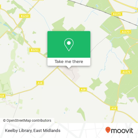 Keelby Library map