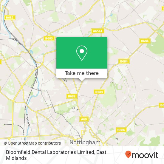 Bloomfield Dental Laboratories Limited map