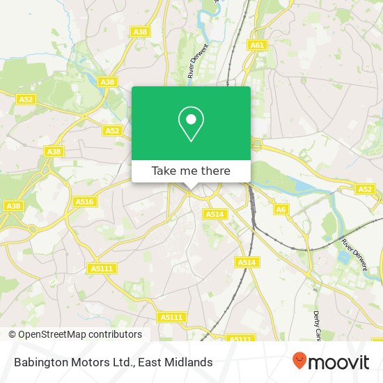 Babington Motors Ltd. map