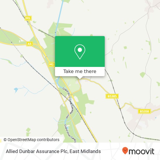 Allied Dunbar Assurance Plc map