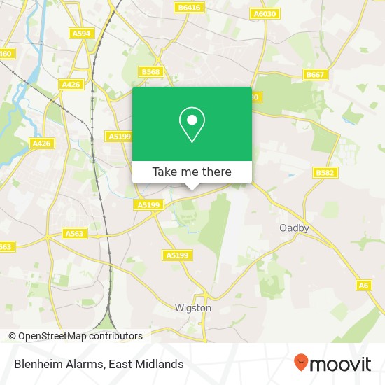Blenheim Alarms map