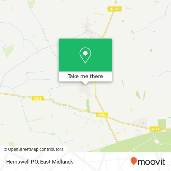 Hemswell P.O map