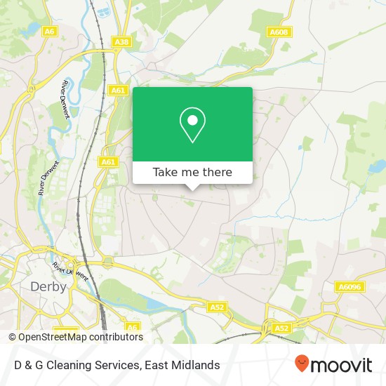 D & G Cleaning Services map