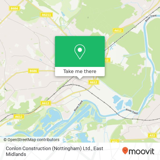 Conlon Construction (Nottingham) Ltd. map
