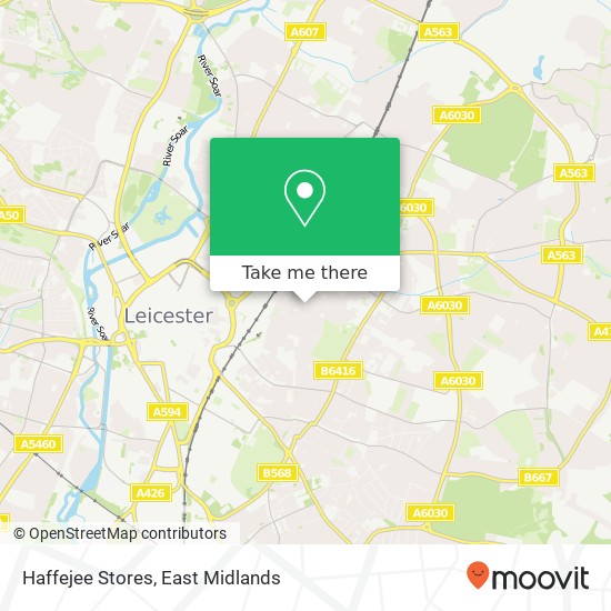 Haffejee Stores map