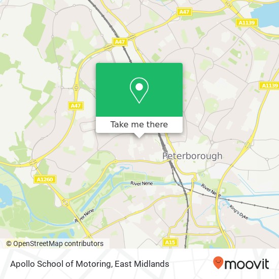 Apollo School of Motoring map