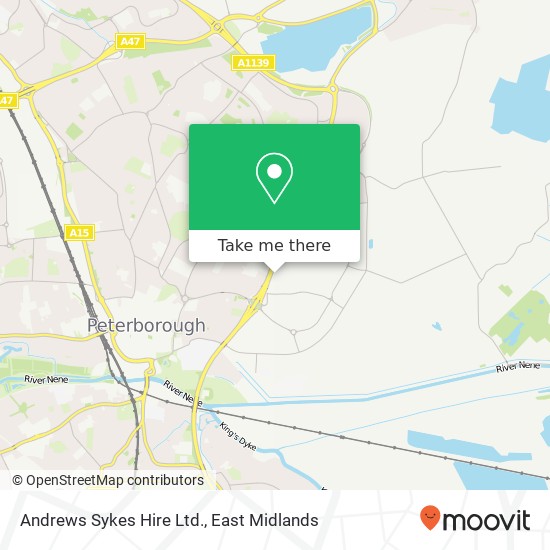 Andrews Sykes Hire Ltd. map